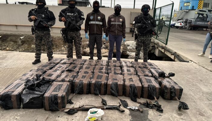 La Policía Nacional incautó más de media tonelada de cocaína